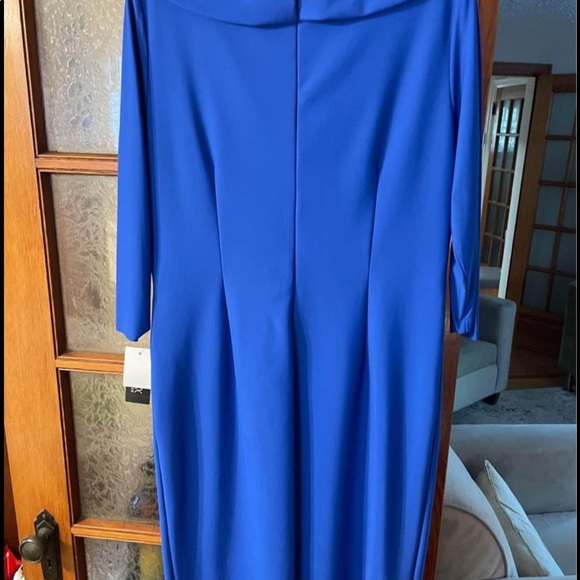 Beautiful emerald blue mother of the bride-formal dress SZ 14 NWOT - Picture 4 of 6